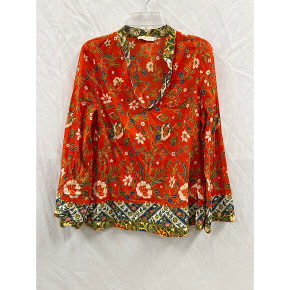 Tory Burch Floral Tunic size 6 - Picture 1 of 4